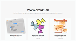 Desktop Screenshot of gesnel.fr